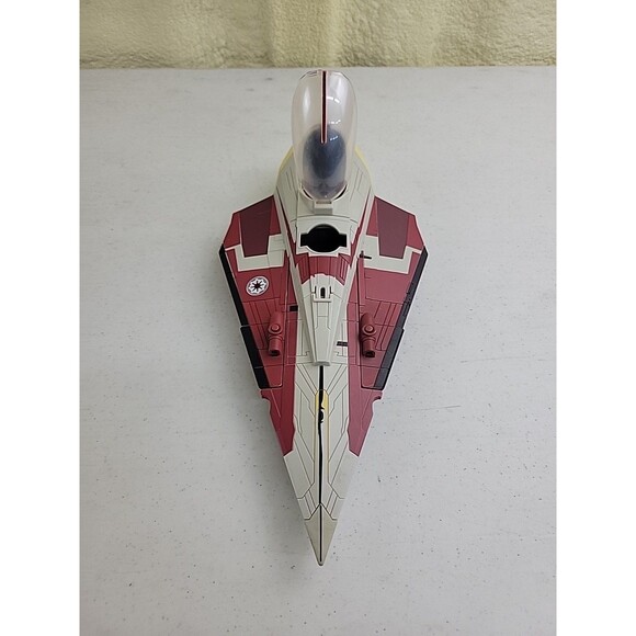 Hasbro Star Wars Clone Wars 2008 Obi-Wan Kenobi's Delta Jedi Starfighter - Picture 2 of 10